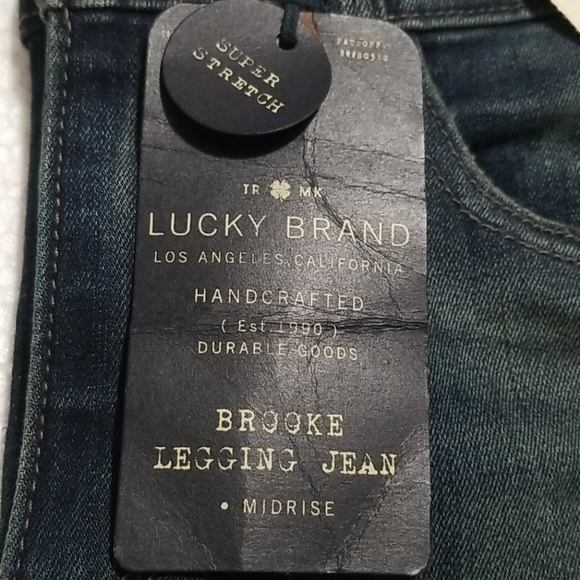 Lucky Brand Med Rise Brooke legging Jeans - Picture 3 of 5